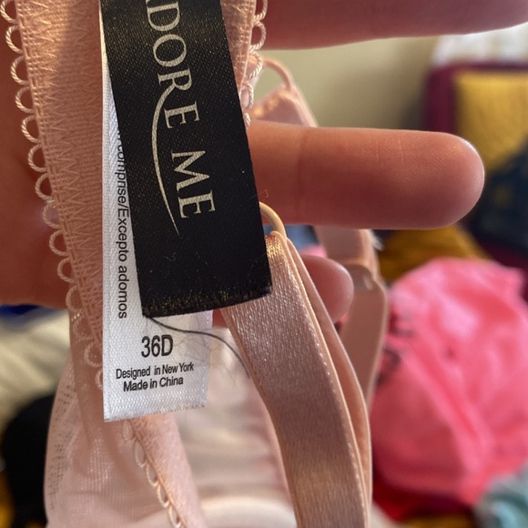 Adore Me light pink lace bra - Picture 3 of 3